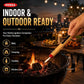 Match Stick Shaped Gas Lighter for Kitchen | Long Handle Butane Gas Lighter for Stove, Candle & BBQ | Windproof Flame Lighter, Refillable Multipurpose Lighter for Outdoor Use & Home