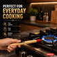 Match Stick Shaped Gas Lighter for Kitchen | Long Handle Butane Gas Lighter for Stove, Candle & BBQ | Windproof Flame Lighter, Refillable Multipurpose Lighter for Outdoor Use & Home